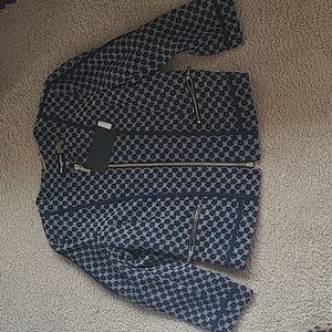 NWT - Karl Lagerfeld, Blazer/Jacket Zip Up Sz 10